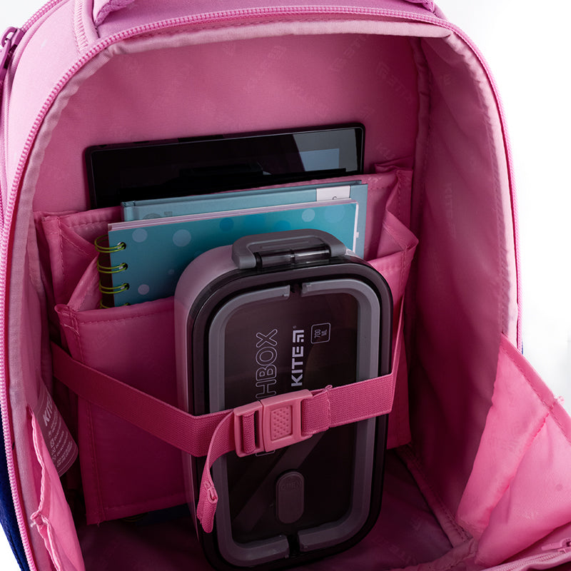 School backpack hard shaped Sparkling K25-555S-9