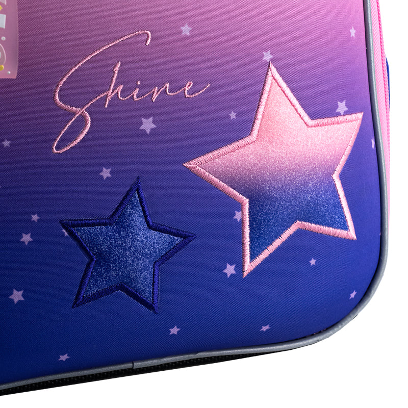 School backpack hard shaped Sparkling K25-555S-9