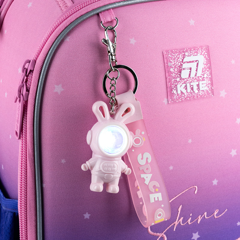 School backpack hard shaped Sparkling K25-555S-9