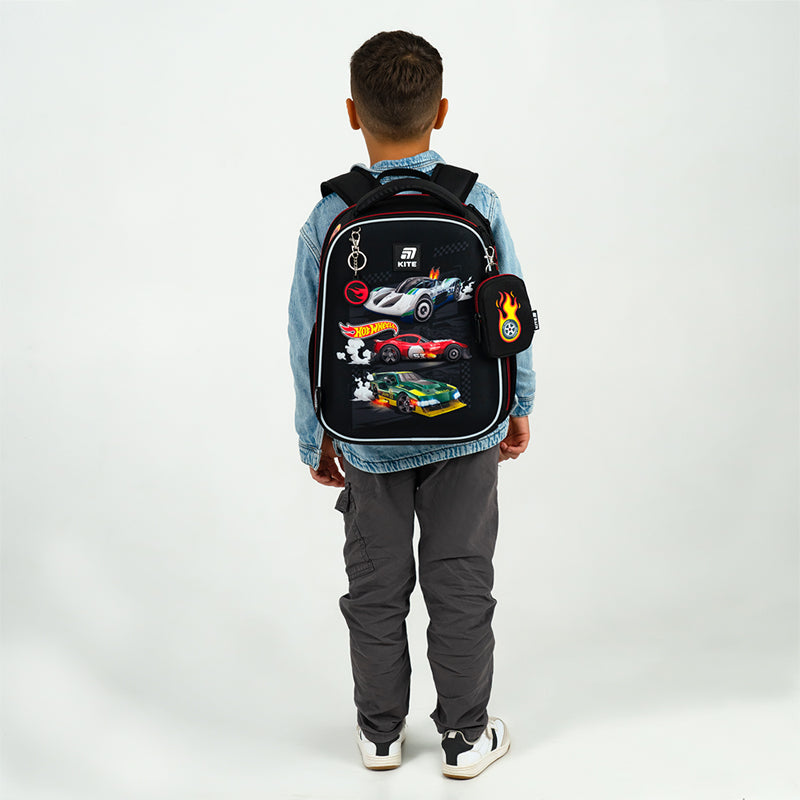 School backpack hard shaped Hot Wheels HW25-555S