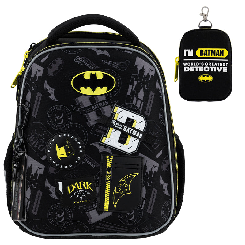 School backpack hard shaped DC Batman DC25-555S