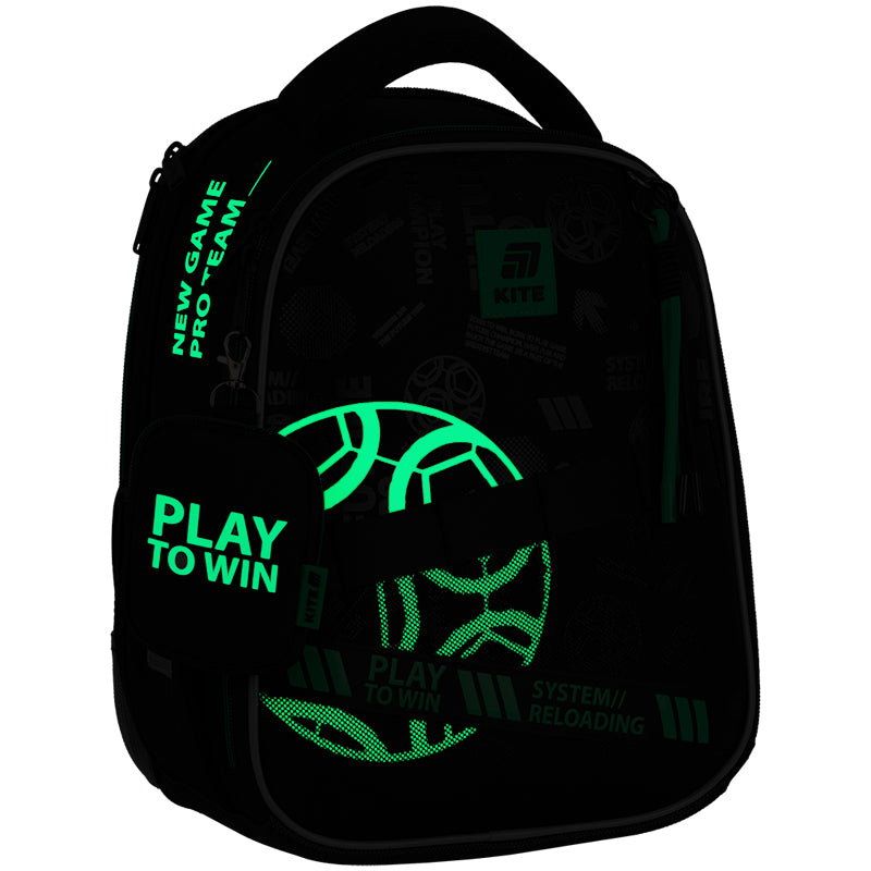 School backpack hard shaped Play&Win K25-555S-2