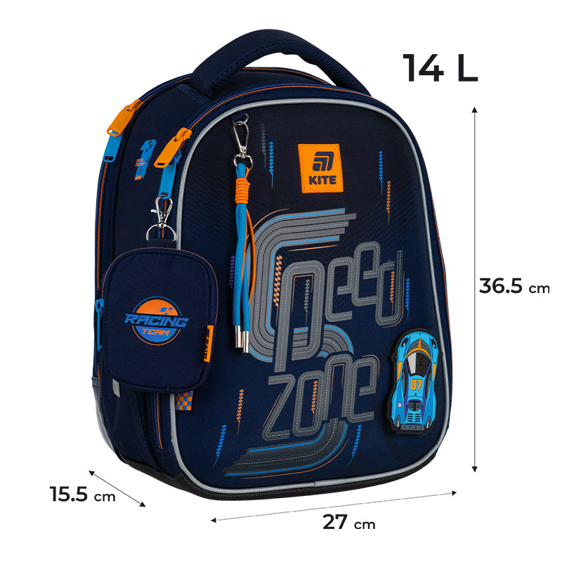 Рюкзак шкільний каркасний Kite Education Speed Zone K25-555S-3