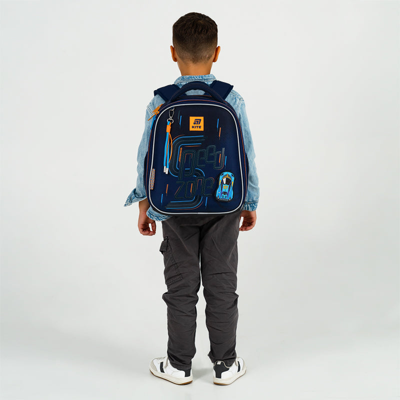 School backpack hard shaped Speed Zone K25-555S-3