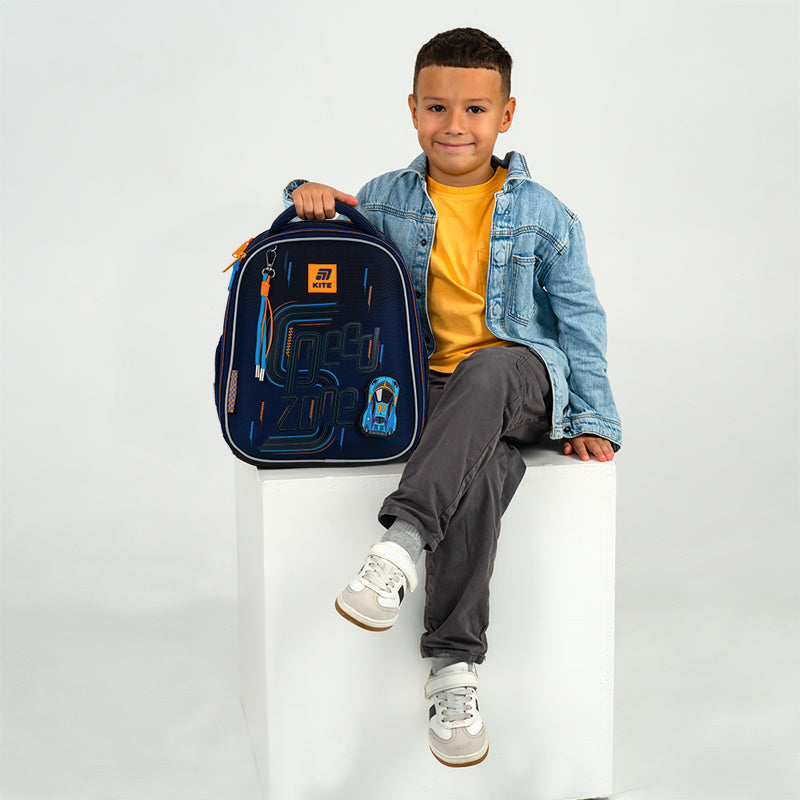 School backpack hard shaped Speed Zone K25-555S-3