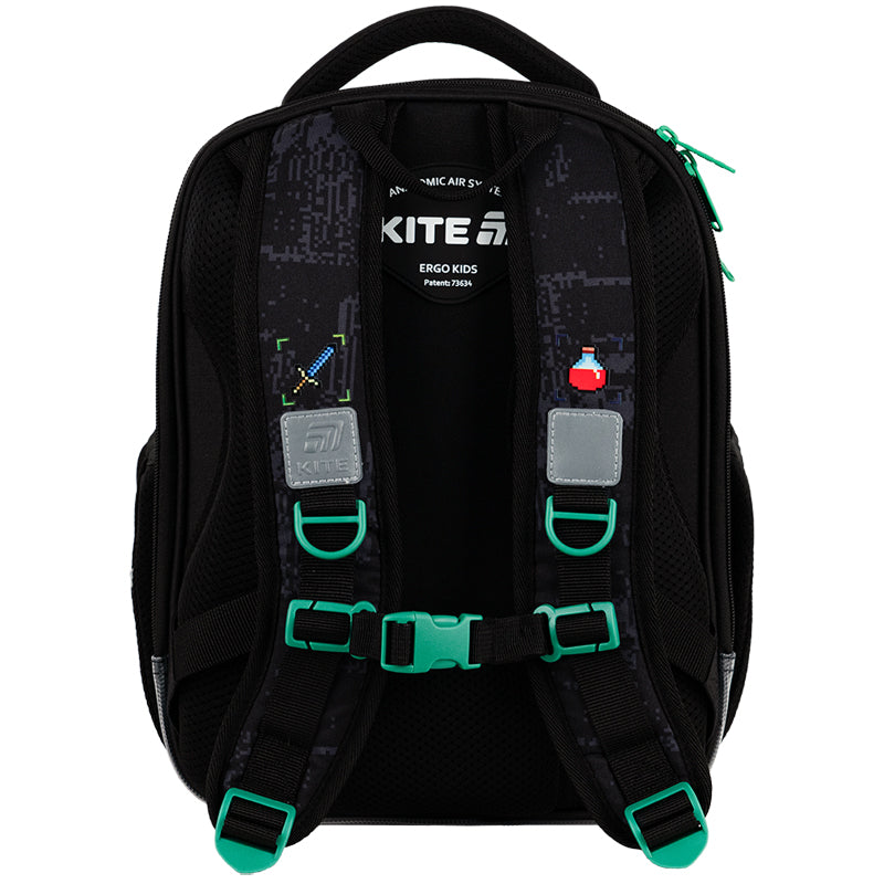 School backpack hard shaped Pixel Game K25-555S-4