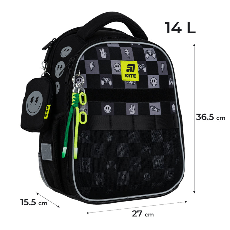 School backpack hard shaped Game On K25-555S-5