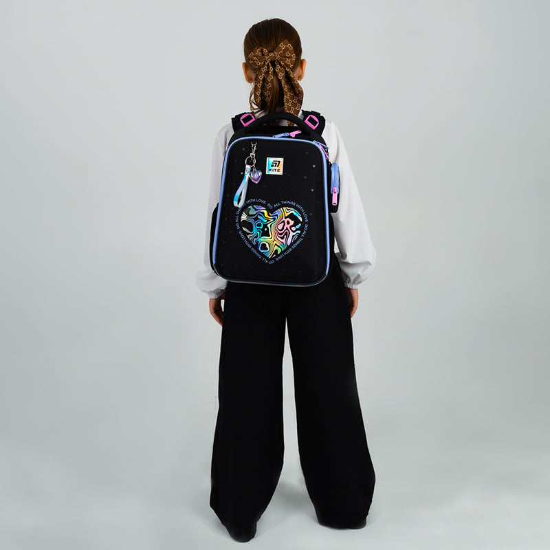 School backpack hard shaped Love is K25-531M-2