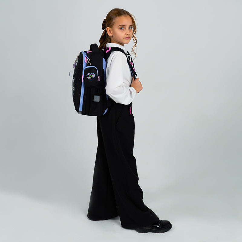 School backpack hard shaped Love is K25-531M-2