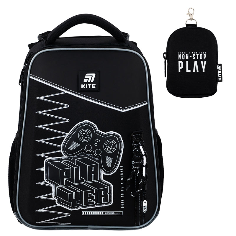 School backpack hard shaped Player K25-531M-3