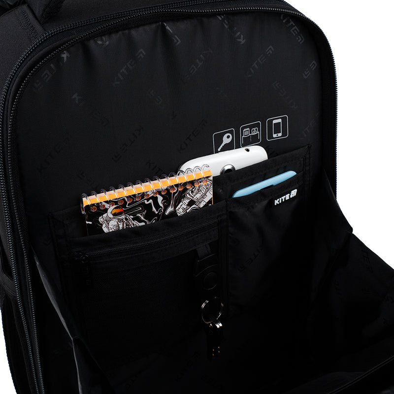 School backpack hard shaped Player K25-531M-3