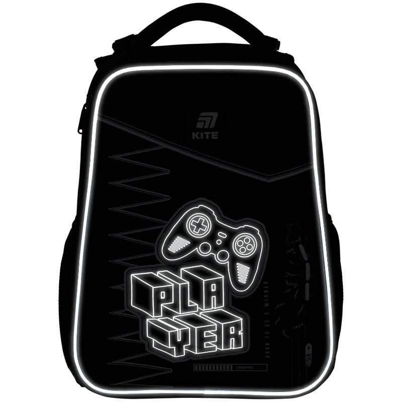 School backpack hard shaped Player K25-531M-3