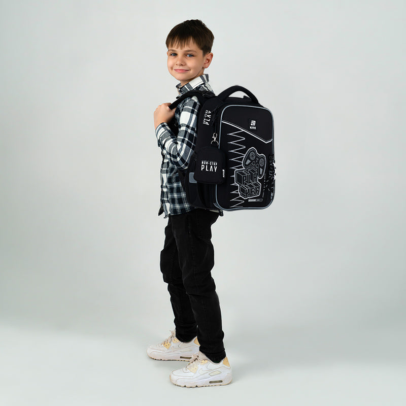 School backpack hard shaped Player K25-531M-3