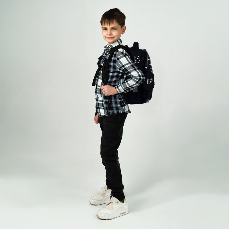 School backpack hard shaped Player K25-531M-3