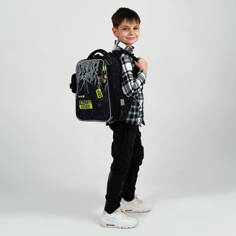 School backpack hard shaped Street Style K25-531M-4