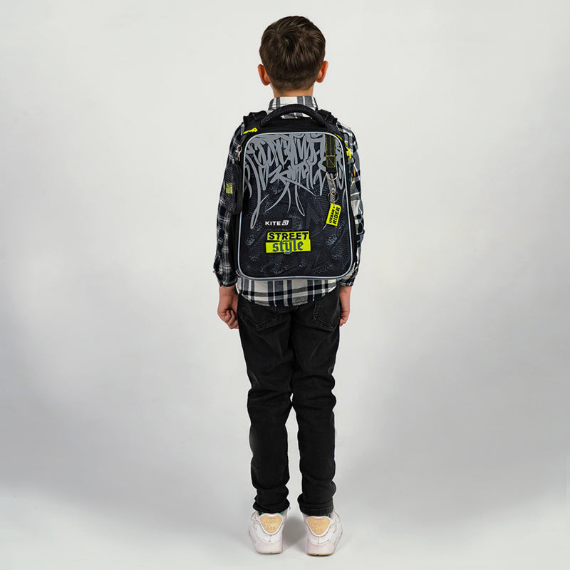 School backpack hard shaped Street Style K25-531M-4