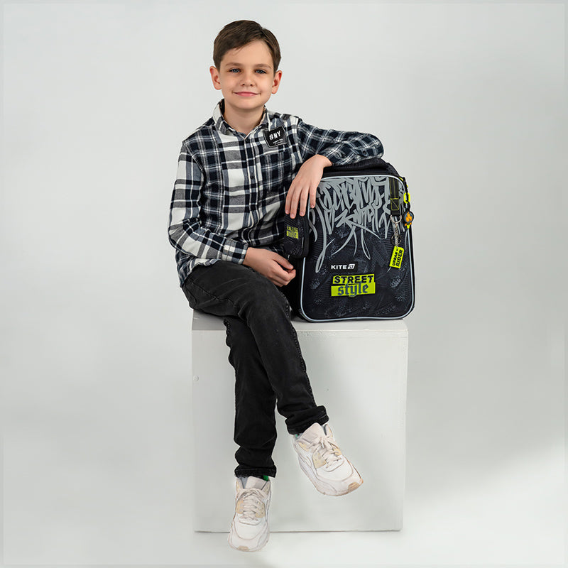 School backpack hard shaped Street Style K25-531M-4