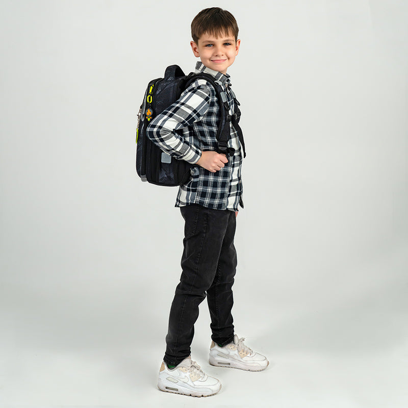 School backpack hard shaped Street Style K25-531M-4