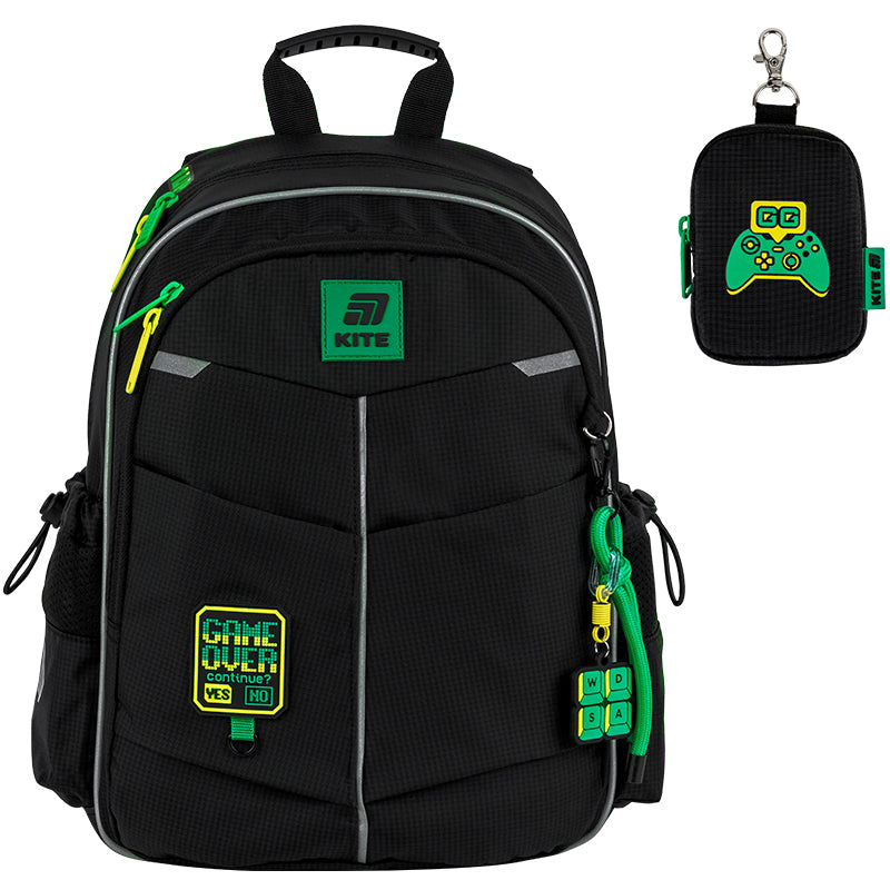 School backpack Kite Education Game Over K25-771S-4