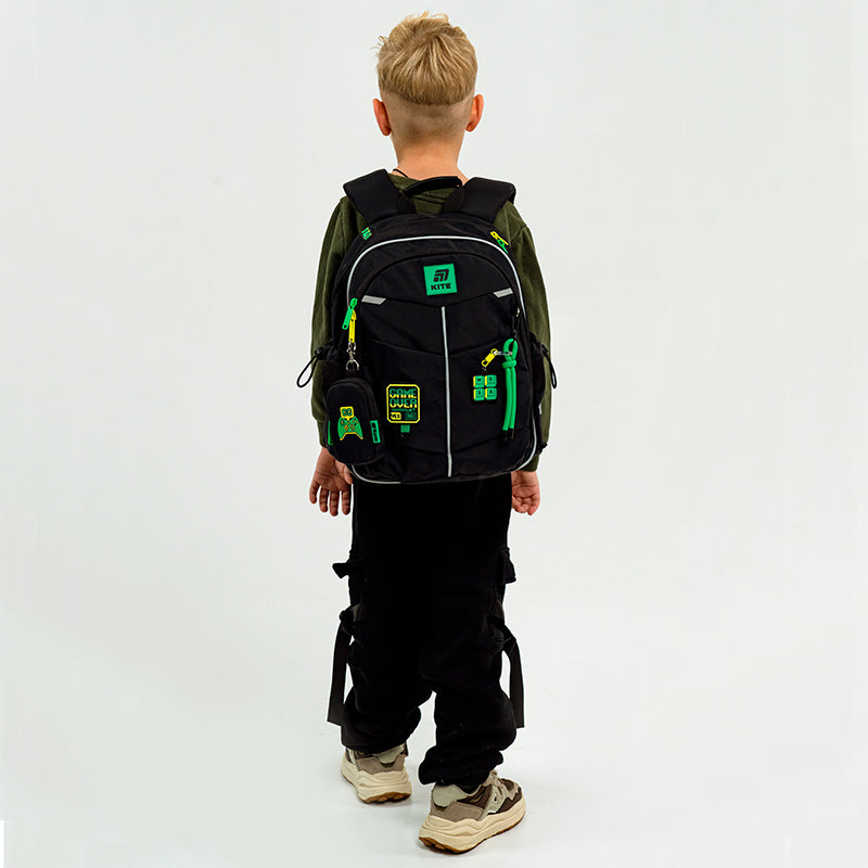 School backpack Kite Education Game Over K25-771S-4