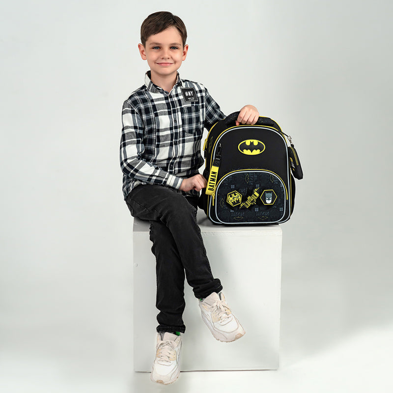 School backpack hard shaped DC Batman DC25-556M