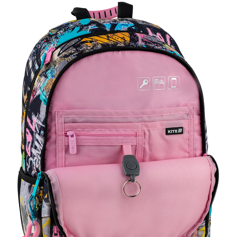 School backpack Kite Education Street Art K25-585M-3
