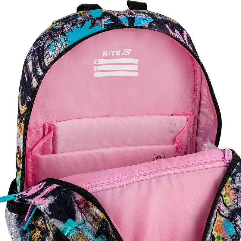 School backpack Kite Education Street Art K25-585M-3
