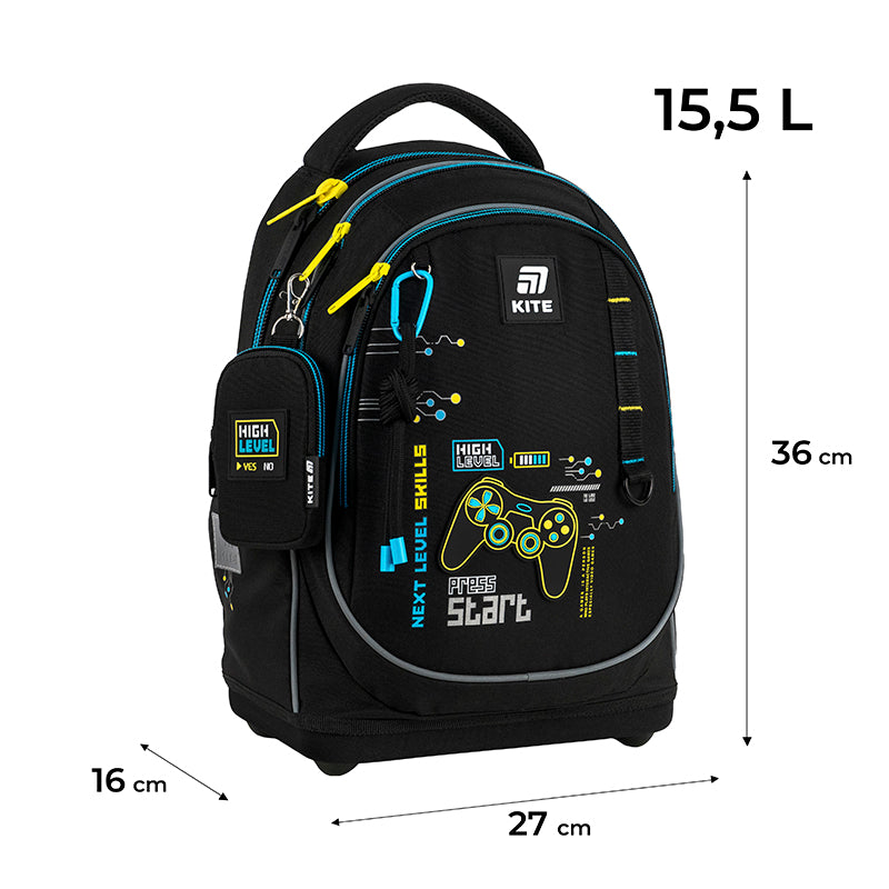 Рюкзак шкільний Kite Education Good Game K25-724S-4
