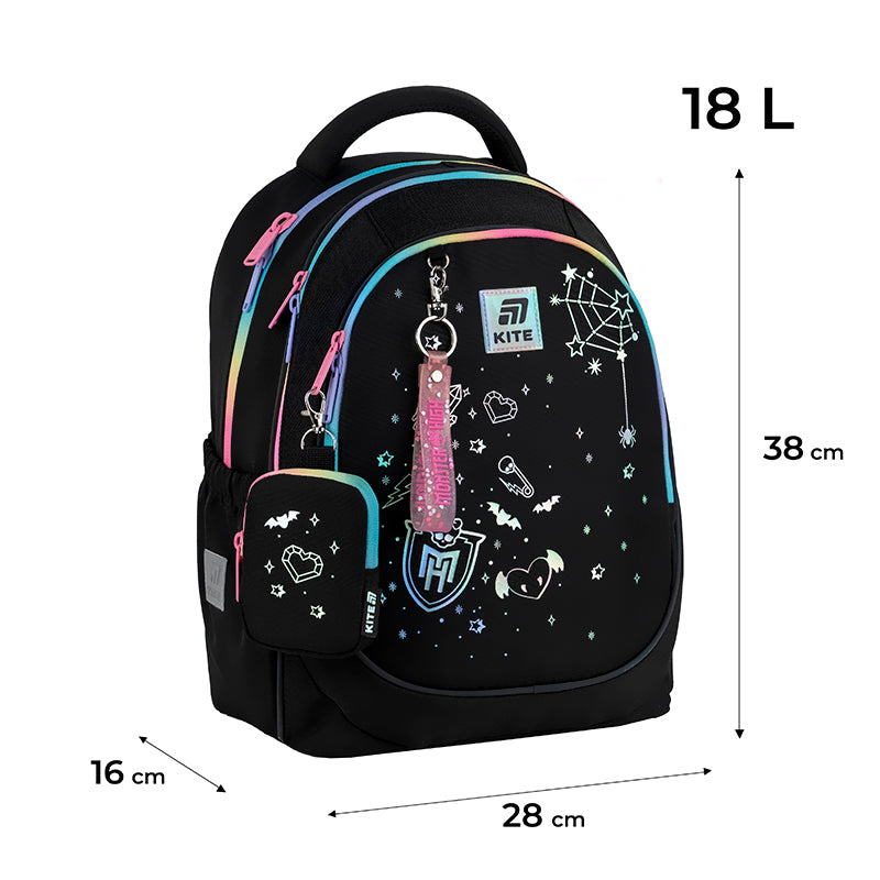 School backpack Kite Education Monster High MH25-700M