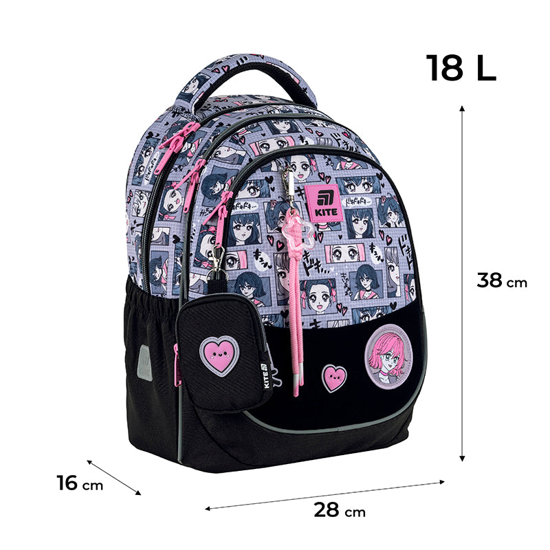 School backpack Kite Education Anime Girl K25-700M-1
