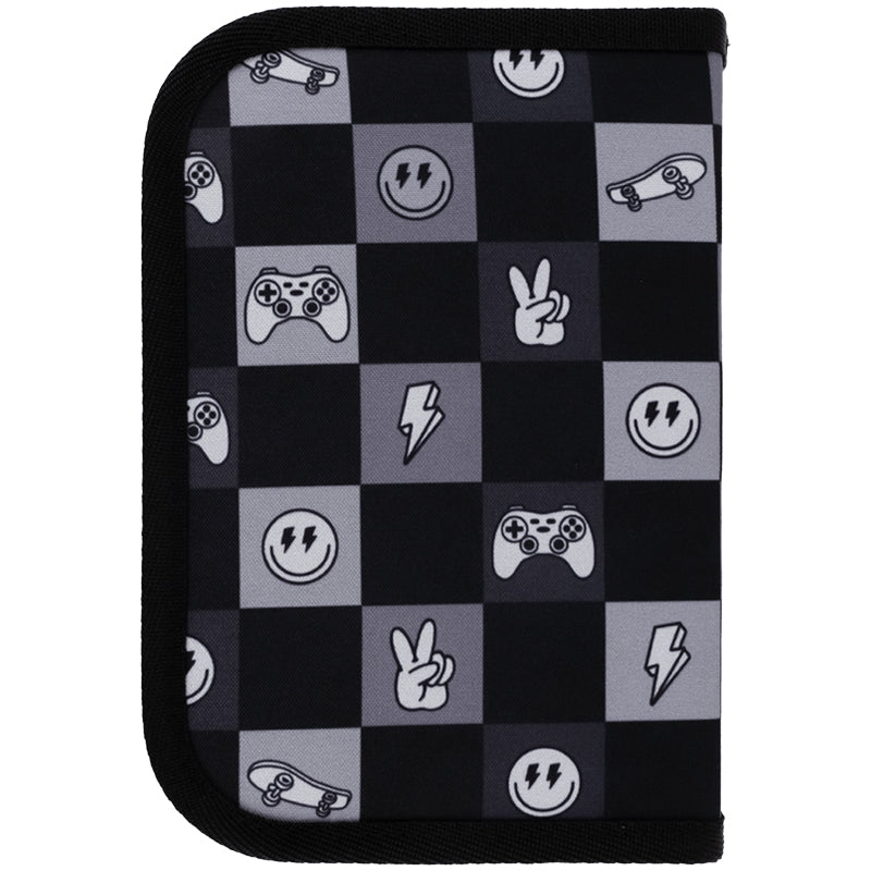 Pencil case without stationery Kite Game On K25-621-4, 1 compartment, 1 flap