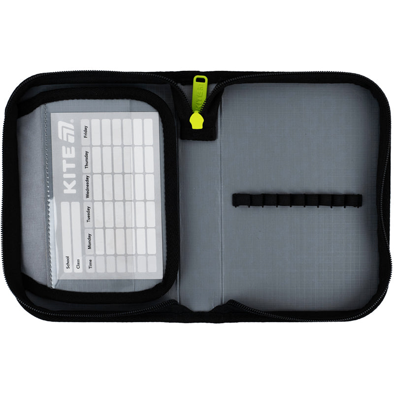 Pencil case without stationery Kite  Street Style K25-621-6, 1 compartment, 1 flap