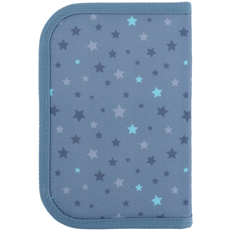 Pencil case with stationery Kite Studio Pets SP25-622H-3, 1 compartment, 2 flaps