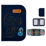 Пенал з наповненням Kite Speed Zone K25-622H-4, 1 відділення, 2 відвороти Пенал з наповненням Kite Speed Zone K25-622H-4, 1 відділення, 2 відвороти