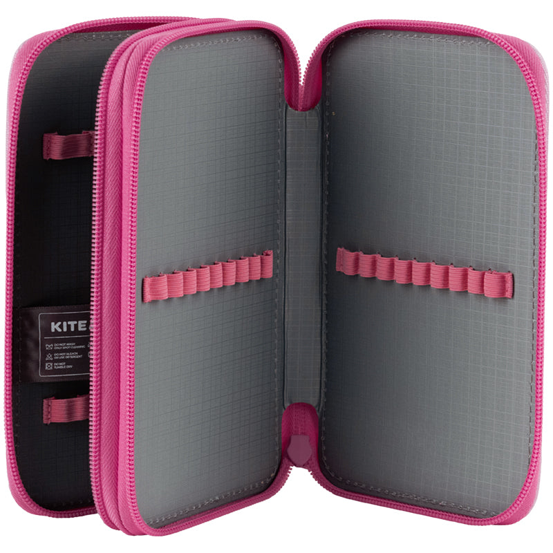 Pencil case without stationery Kite Studio Pets SP25-623, 2 compartments