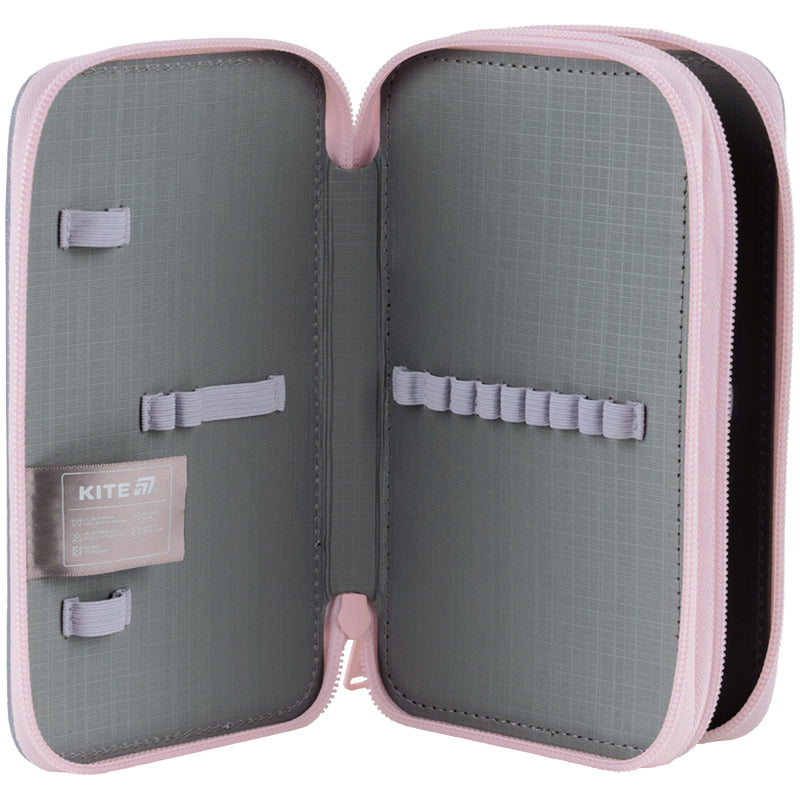 Пенал без наповнення Kite College Line Girl K25-623-1, 2 відділення