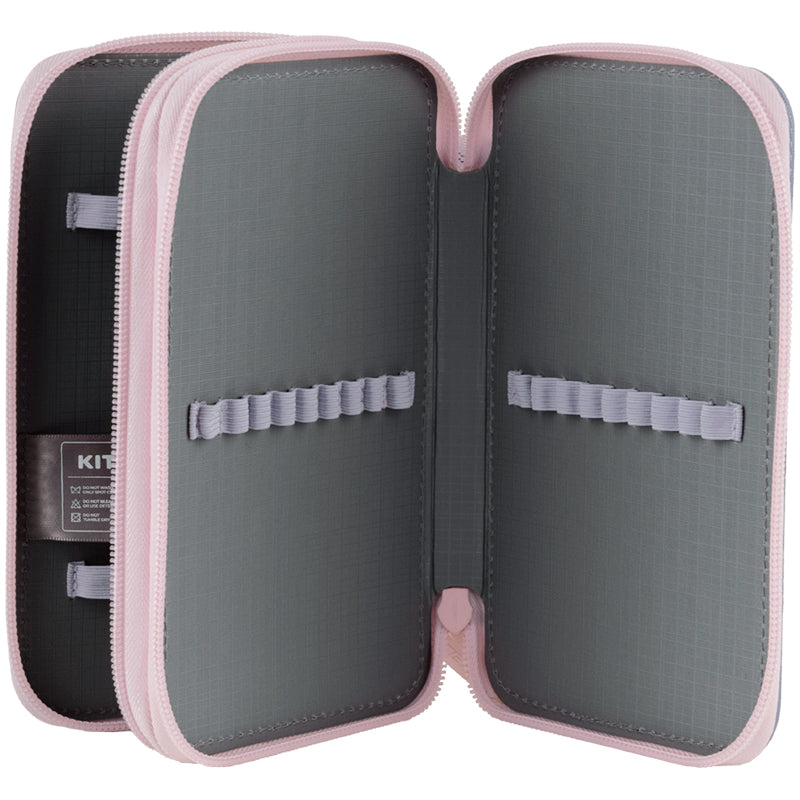 Пенал без наповнення Kite College Line Girl K25-623-1, 2 відділення