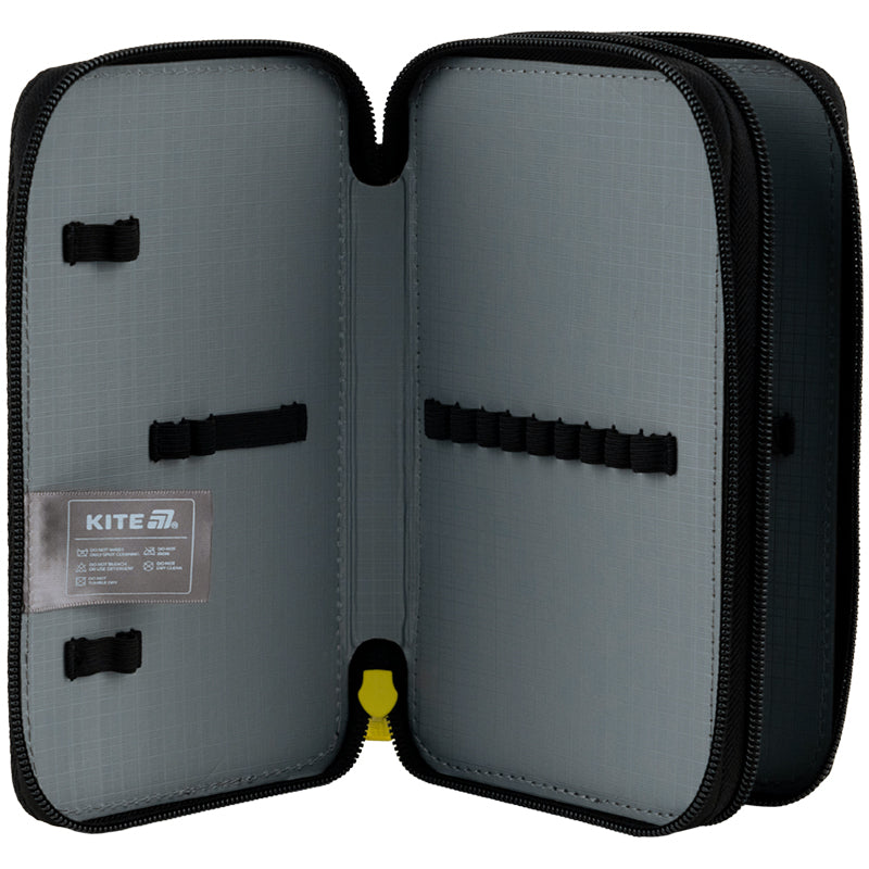 Pencil case without stationery Kite Cyber K25-623-4, 2 compartments