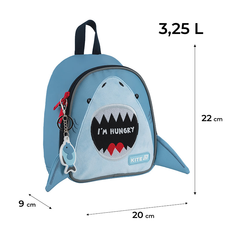 Рюкзак дитячий Kite Kids Hungry Shark K25-538XXS