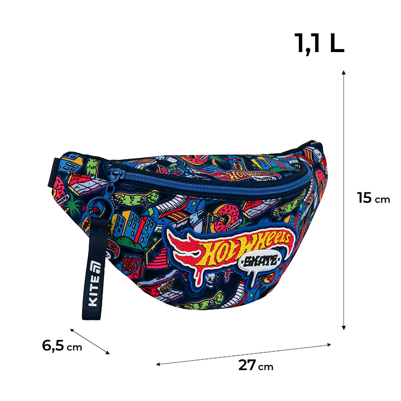 Сумка-бананка дитяча Kite Kids Hot Wheels Skate HW25-2577