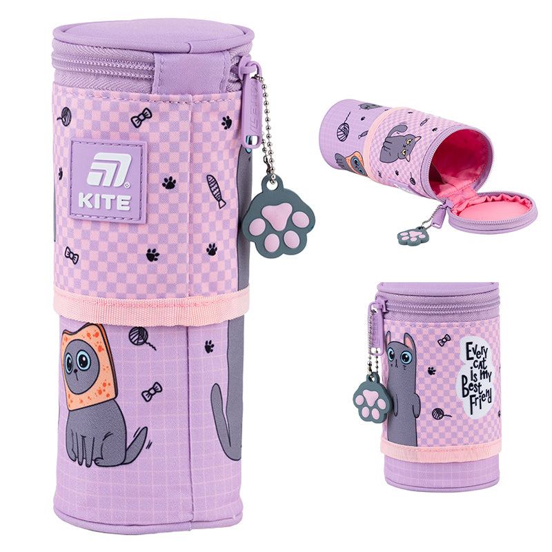 Pencil case Kite Lazy Cats K25-684-3