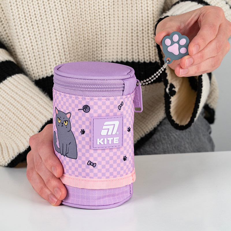 Pencil case Kite Lazy Cats K25-684-3