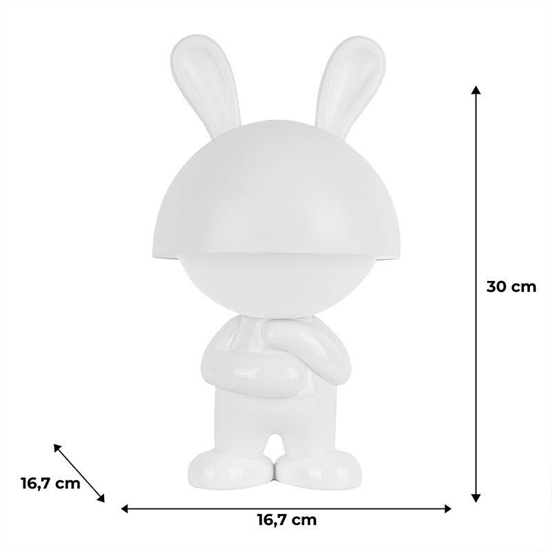 LED light lamp with battery Kite Dreamy Bunny K25-315-1-1, white