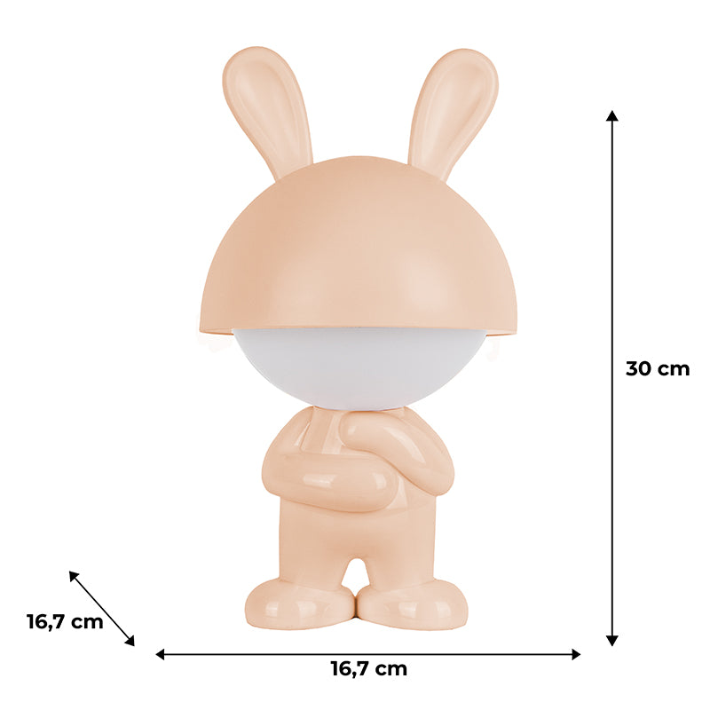LED light lamp with battery Kite Dreamy Bunny K25-315-1-4, peach