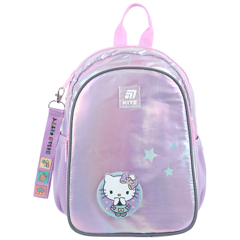 Set of velcro badge and keychain Kite Hello Kitty HK25-3010-1, 2 pcs.