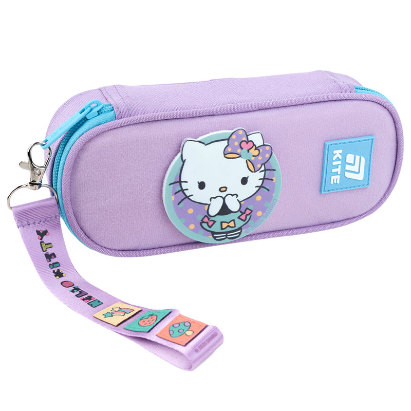 Set of velcro badge and keychain Kite Hello Kitty HK25-3010-1, 2 pcs.