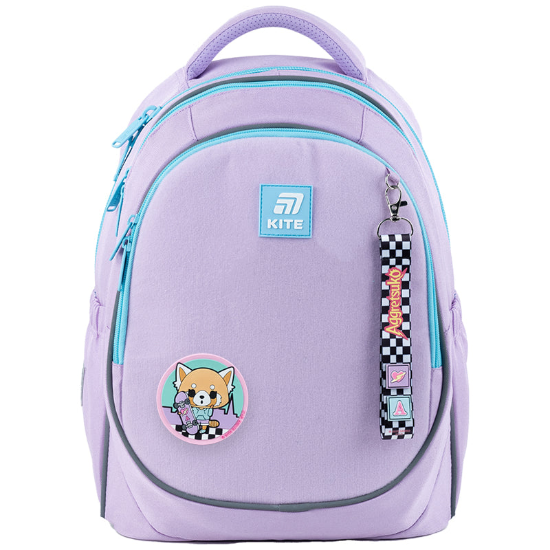 Set of velcro badge and keychain Kite Aggretsuko AR25-3010-1, 2 pcs.