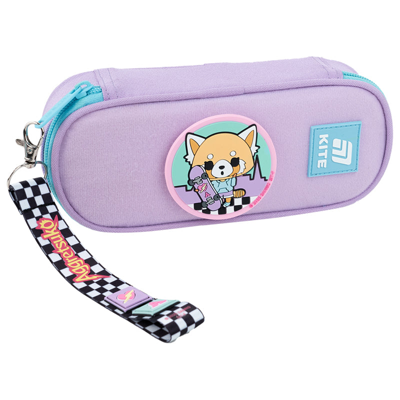 Set of velcro badge and keychain Kite Aggretsuko AR25-3010-1, 2 pcs.