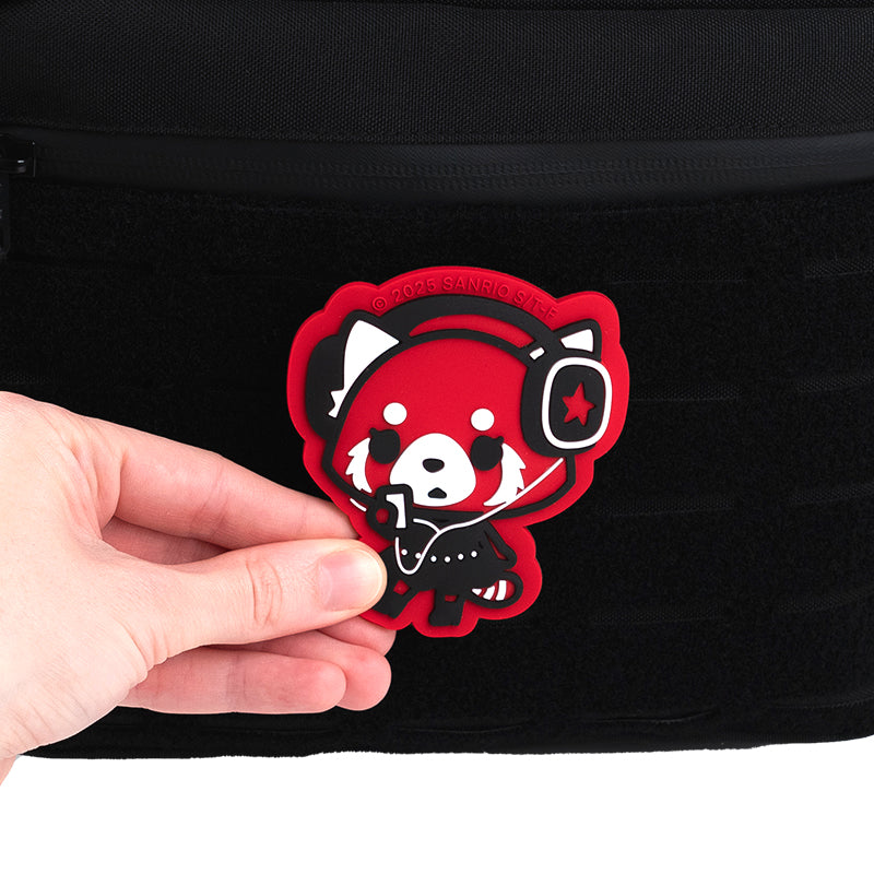 Set of velcro badge and keychain Kite Aggretsuko AR25-3010-2, 2 pcs.