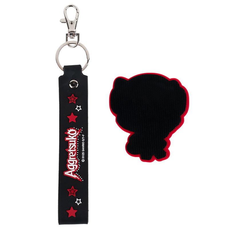 Set of velcro badge and keychain Kite Aggretsuko AR25-3010-2, 2 pcs.